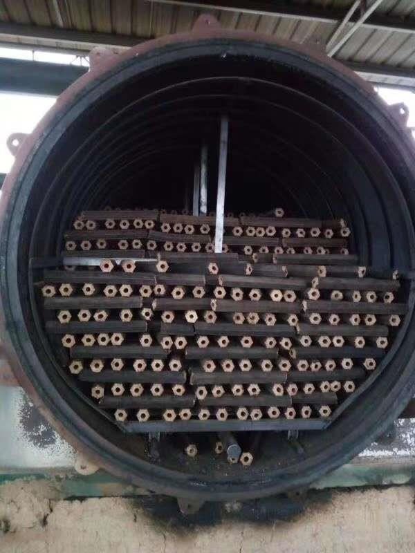 Oxygen-free Bamboo Briquette Horizontal Carbonization Stove